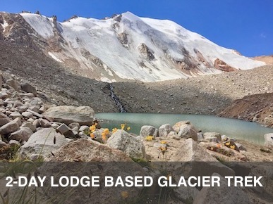 2-day trekking tour: Shymbulak peak and glacier hike