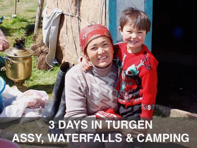 3-day trip in Turgen: Assy, waterfall hike, camping