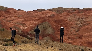 в горах Актау
