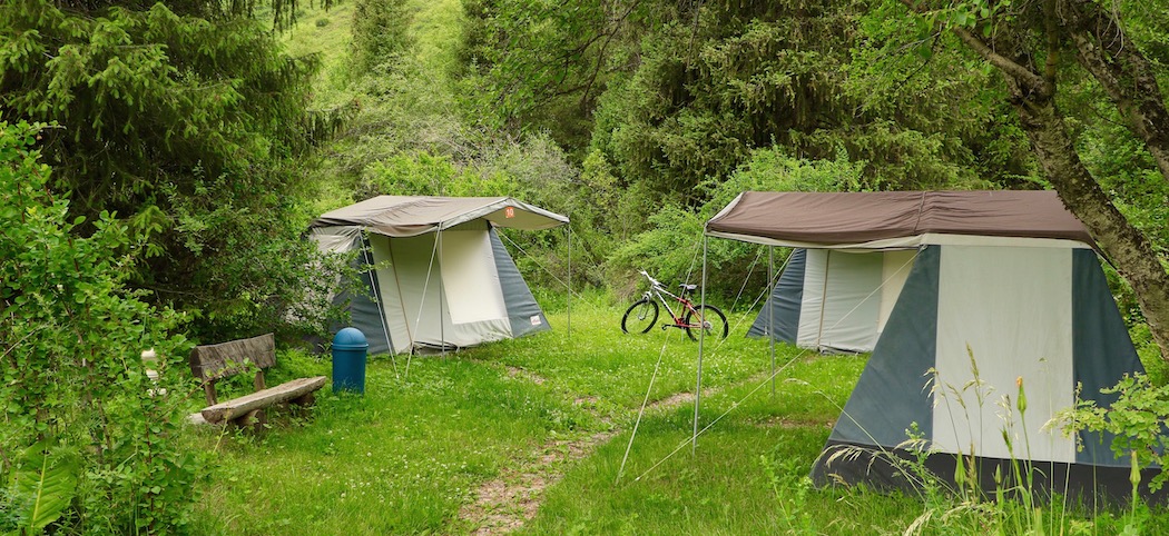 Trekking Club camp in Turgen gorge