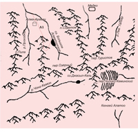 карта Тянь Шань
