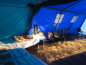 camping in Kazakhstan