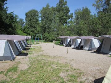 camping in Kazakhstan