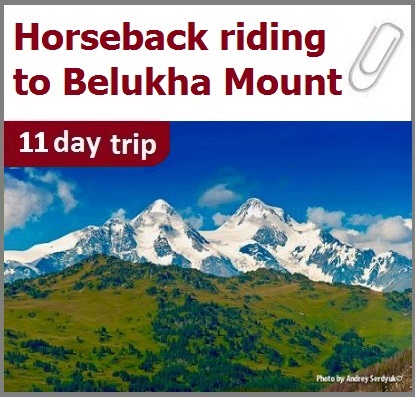 Horseback riding to Belukha, 11 days
