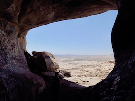 view from Aulie cave