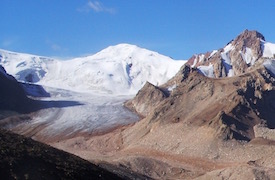 ледник Туюк-Су в 2010