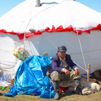 Kazakh nomad