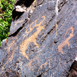 altyn emel rock painting